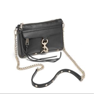 Rebecca Minkoff black Mini MAC leather shoulder